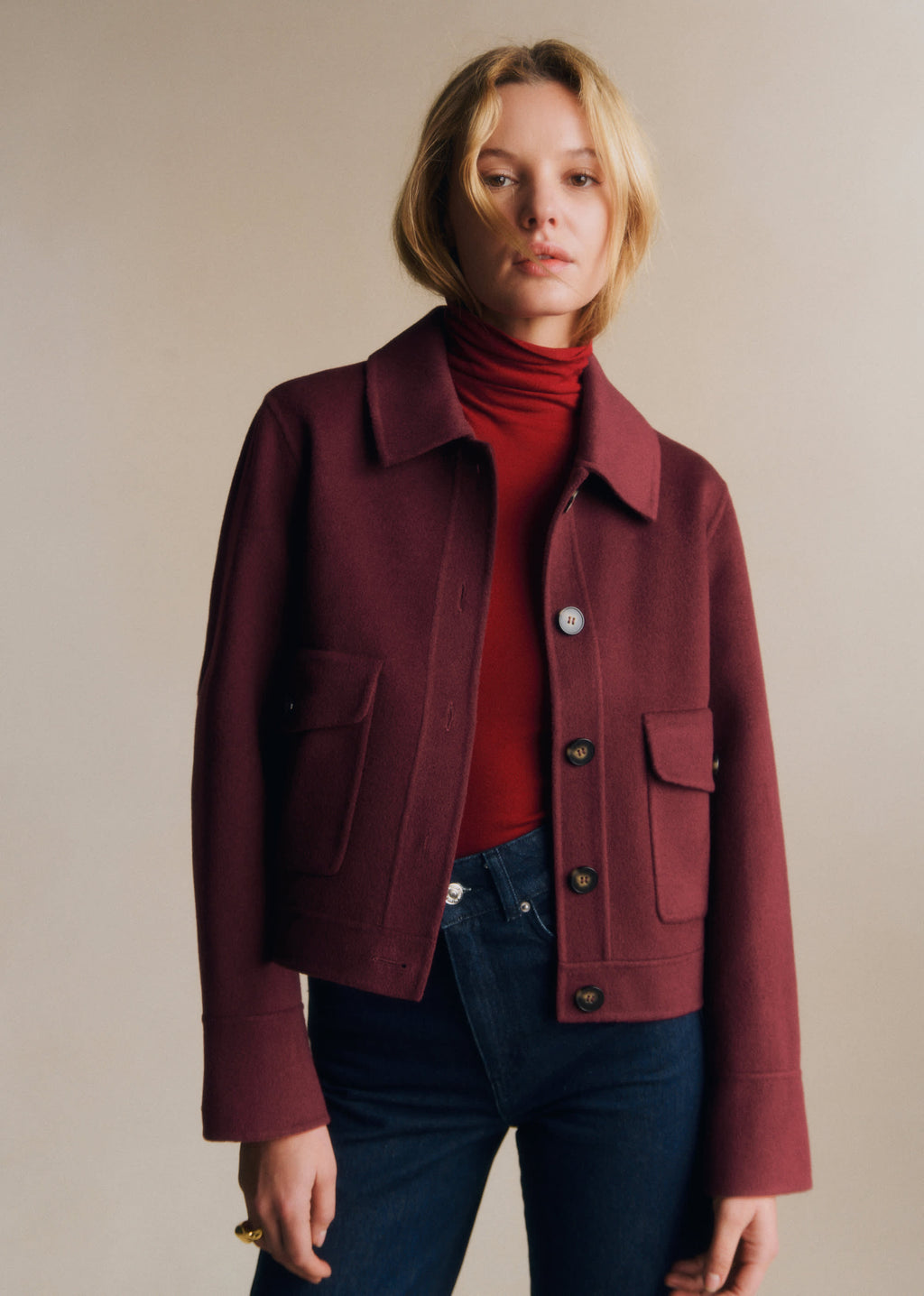 Veste Terry - Bordeaux
