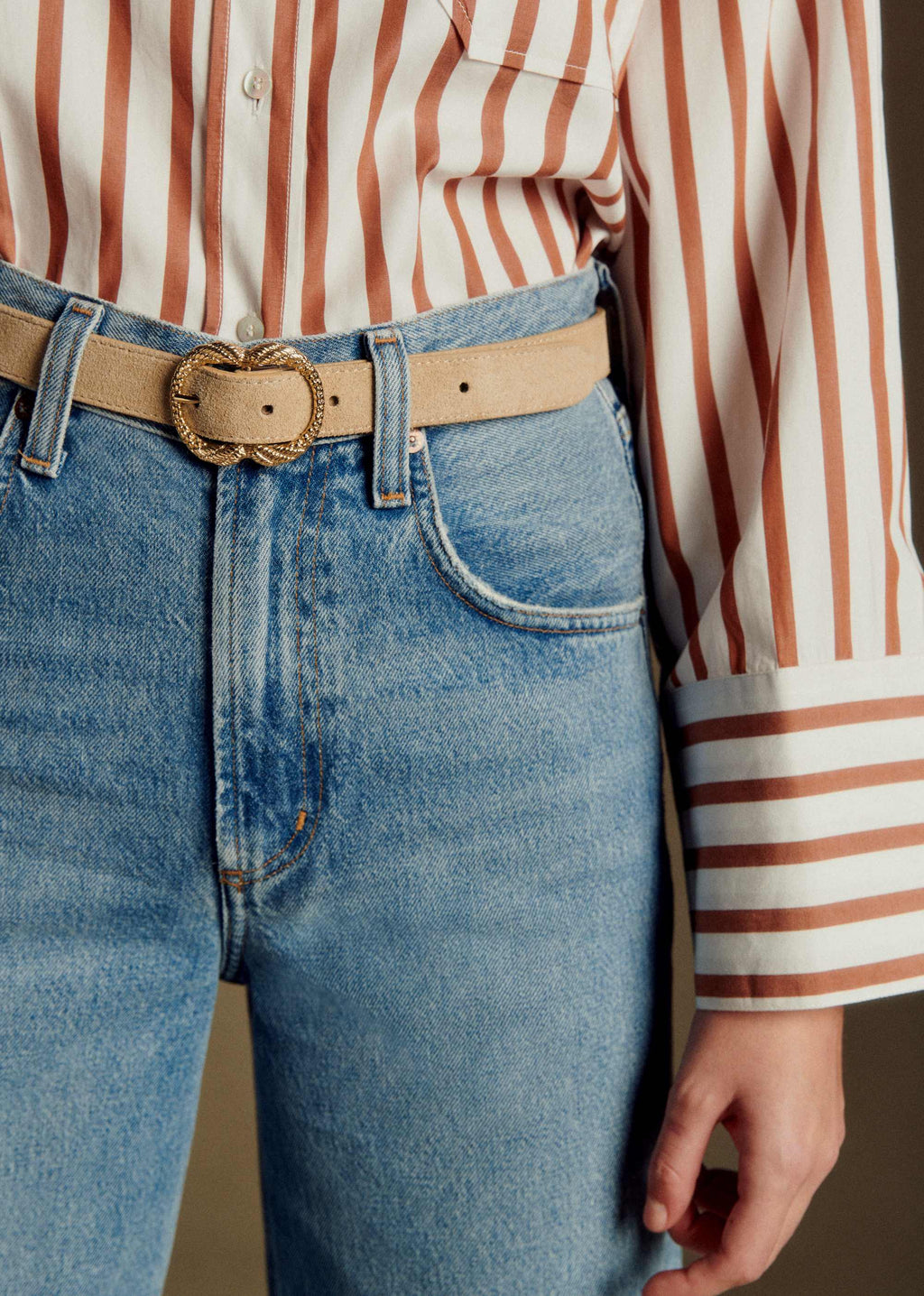 Ceinture Fine Artemis - Mastic
