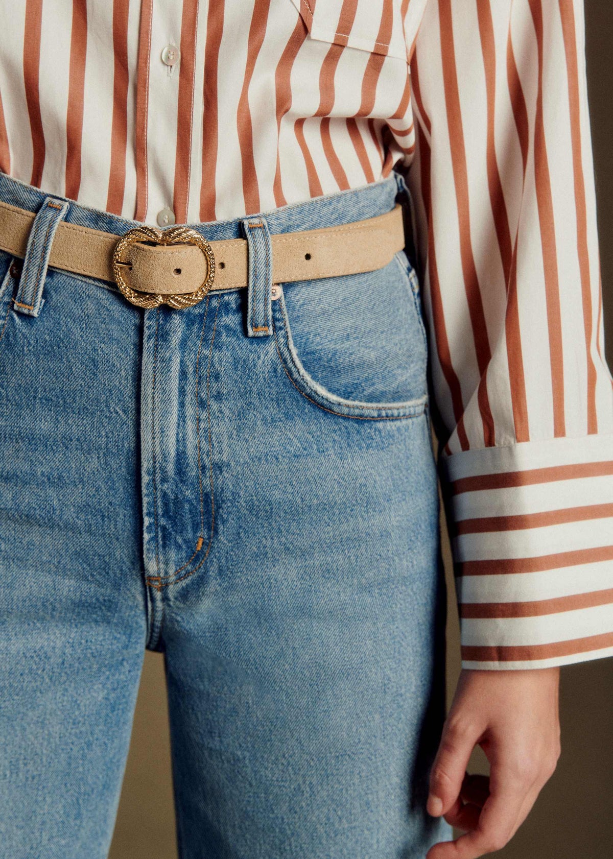 Ceinture Fine Artemis - Mastic
