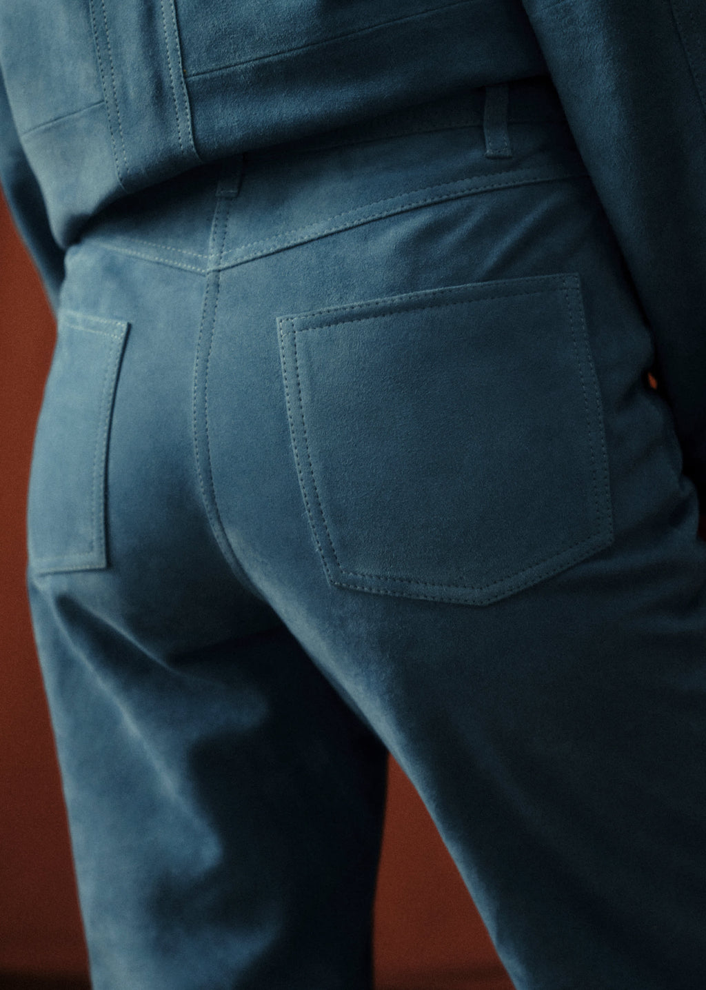 Pantalon Goran - Sézane x Baziszt - Bleu Vintage