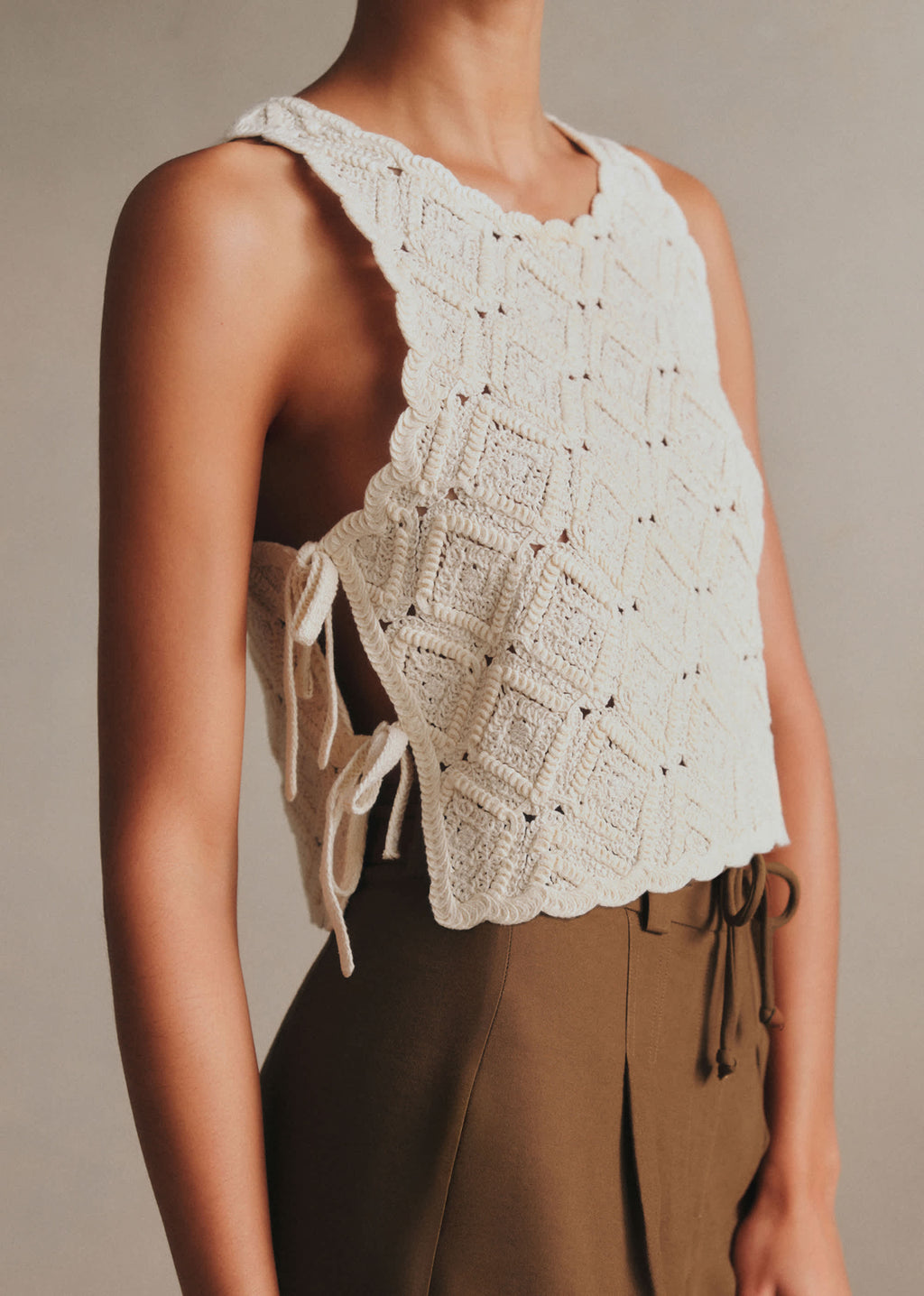 Blouse Jacopo - Guipure Unie Ecru