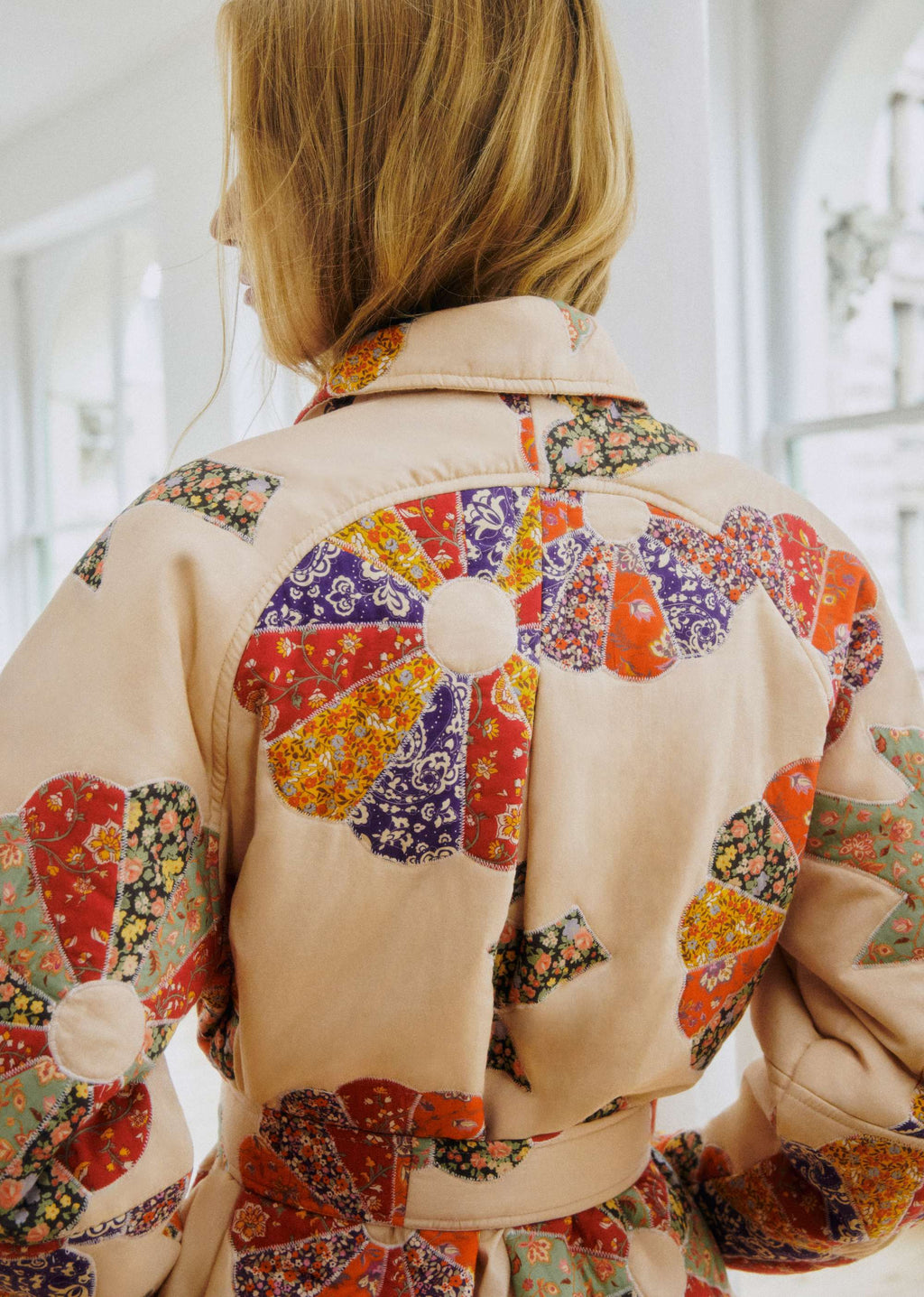 Manteau Ludwig - Sézane x SEA NY - Patchwork Woodstock