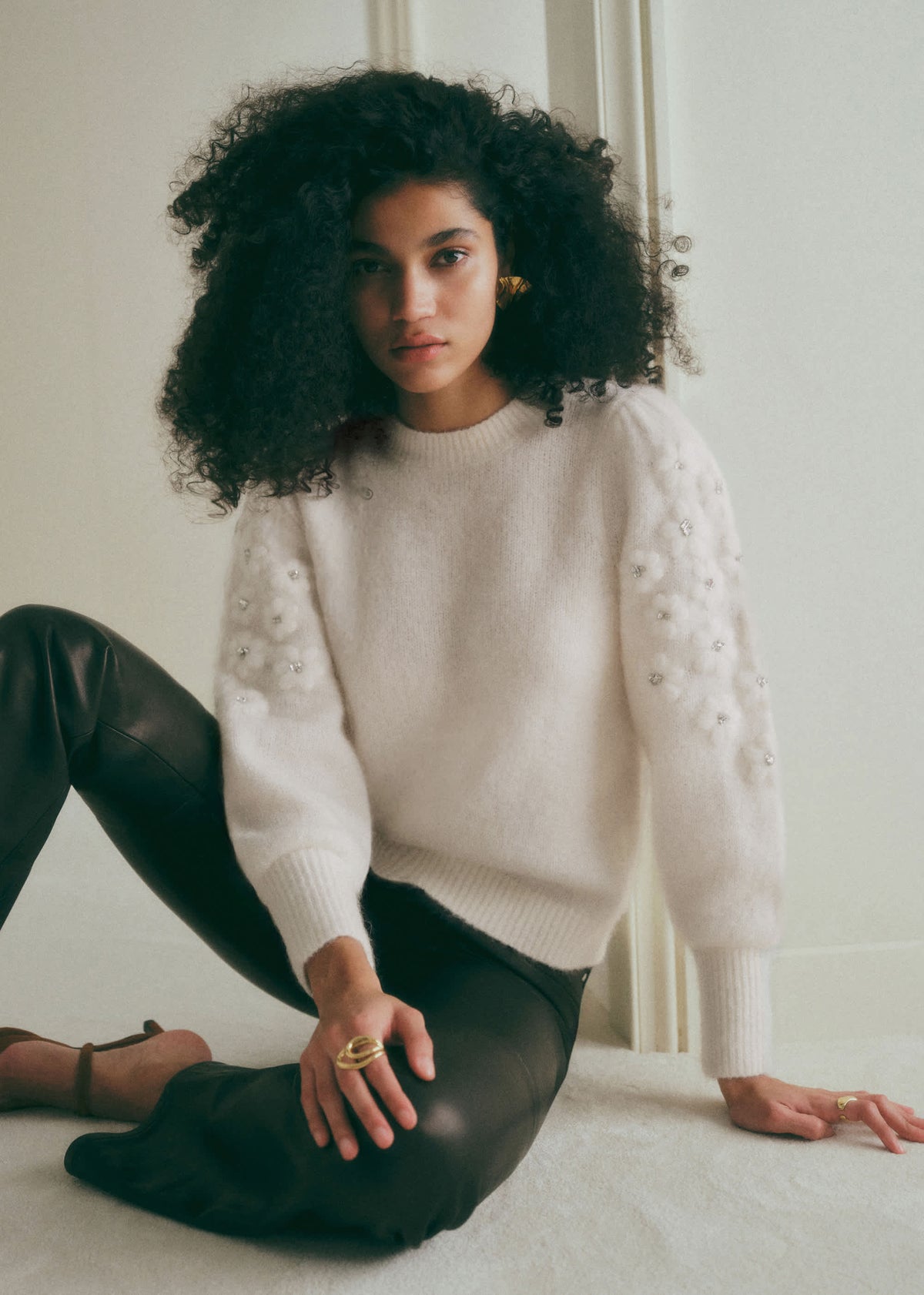 Pull Luke - Ecru Strass
