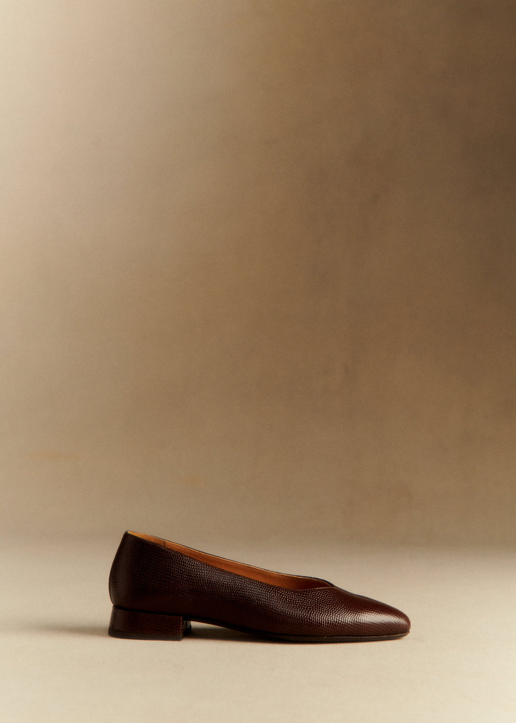Ballerines Low Bertille - Chocolat Téjus