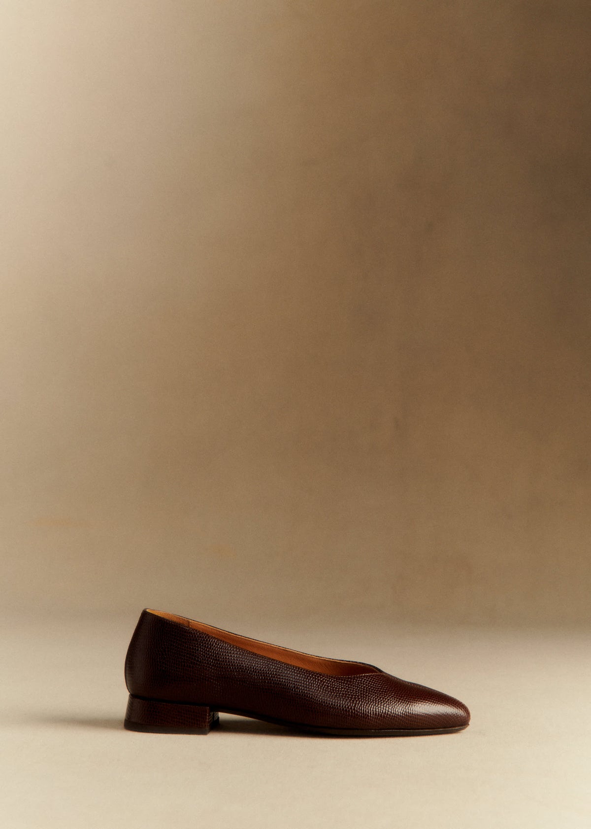 Ballerines Low Bertille - Chocolat Téjus