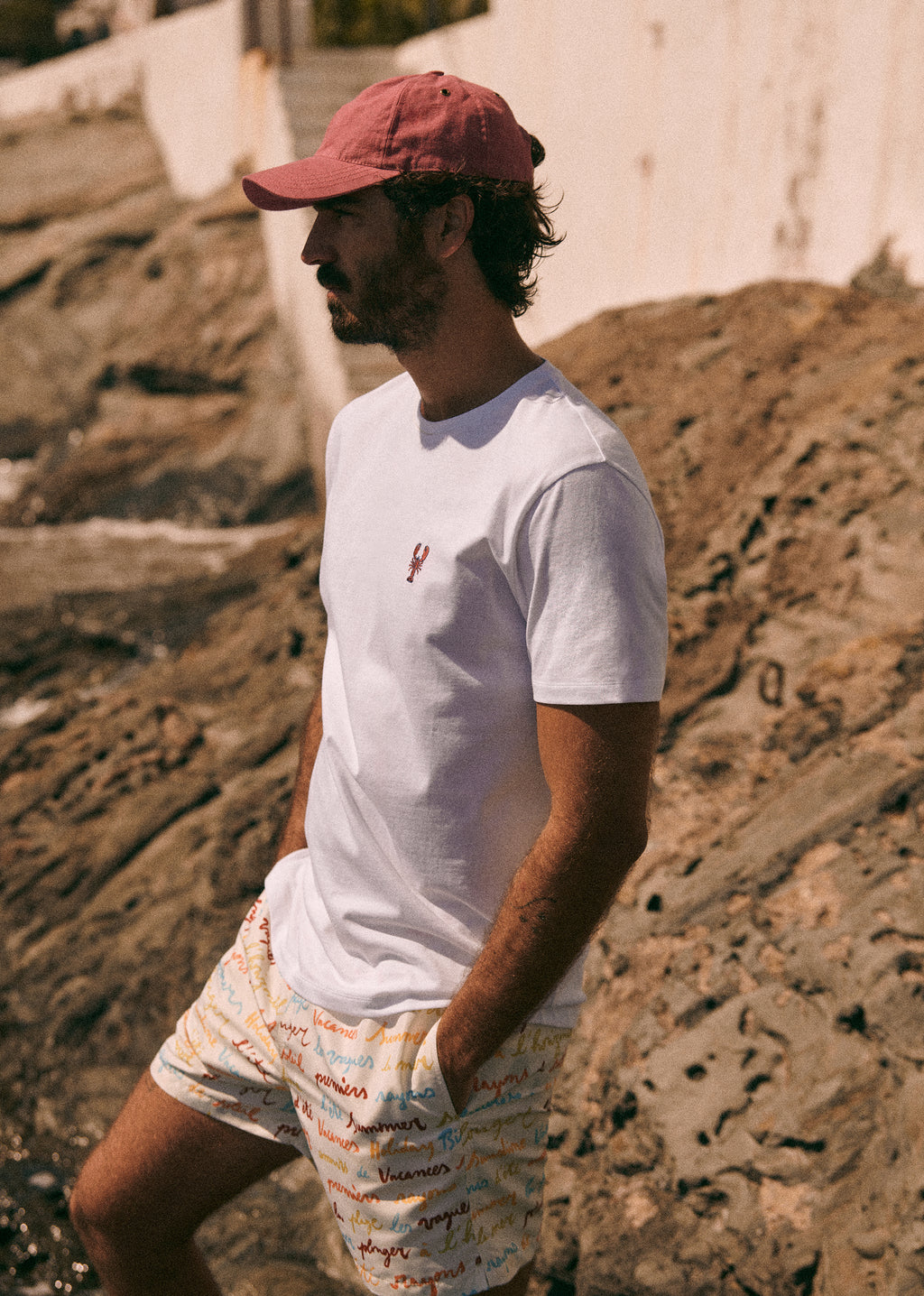 T-Shirt Homard - Blanc