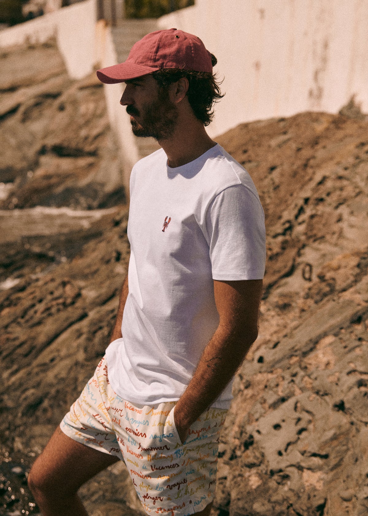 T-Shirt Homard - Blanc