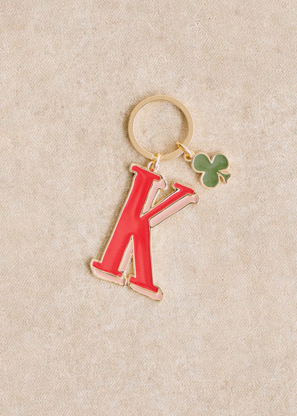 Porte-clé Abécédaire - Lettre K - Vert