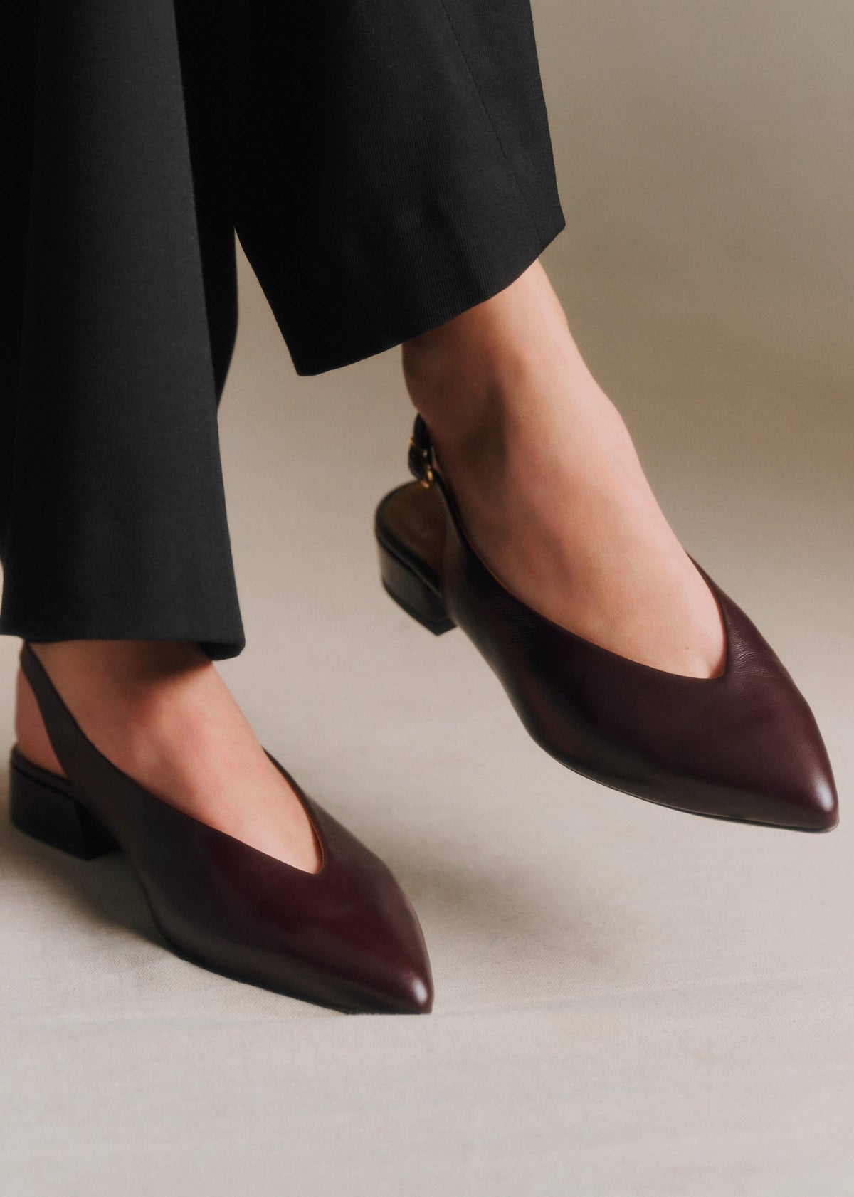 Ballerines Low Suzanne - Bordeaux Vintage
