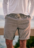 Short Olson - Marine / Ecru