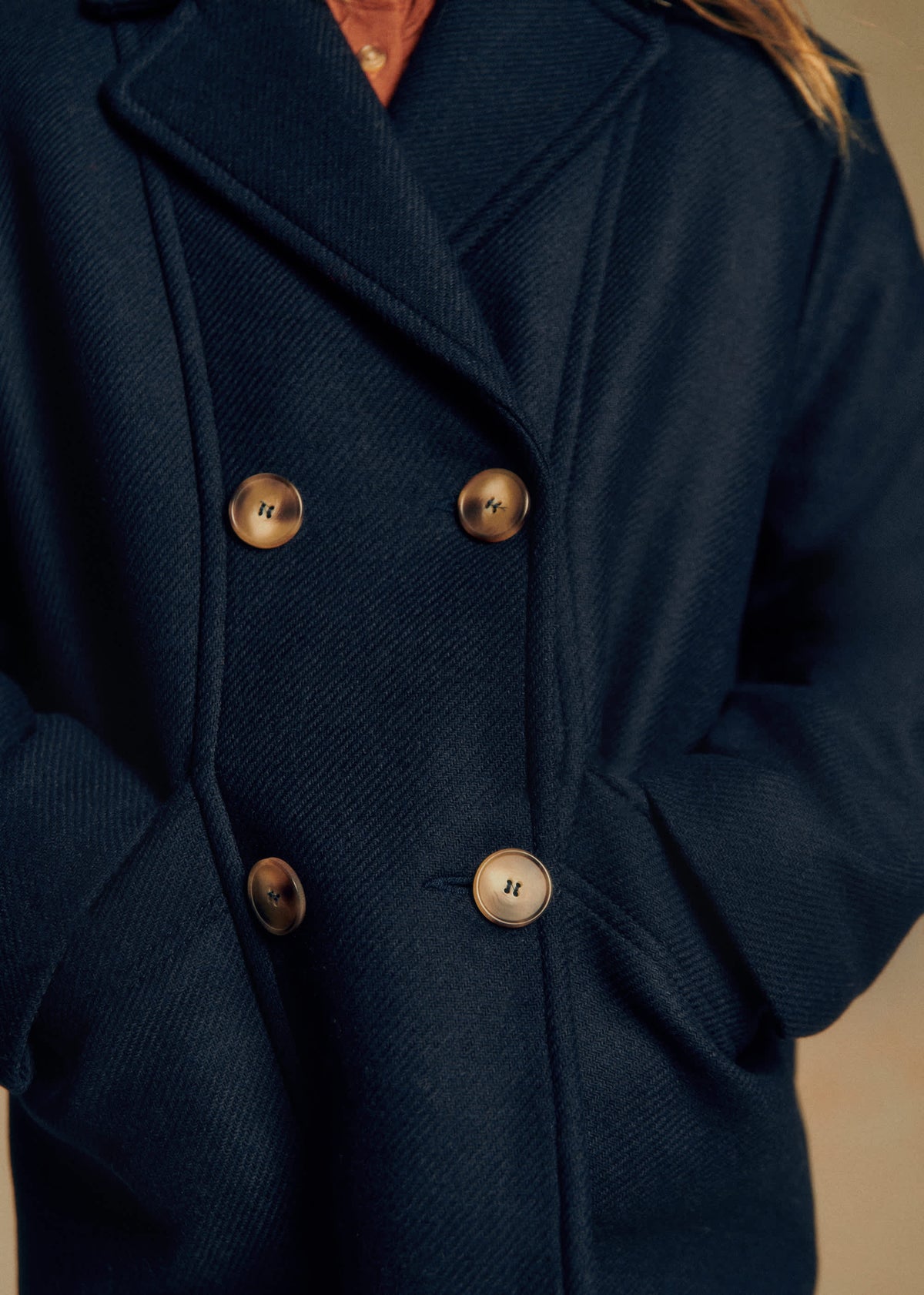 Manteau Zoé - Bleu Marine