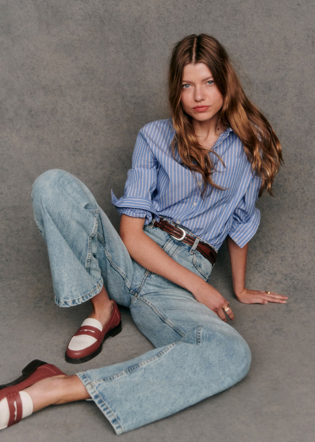 Chemise Tomboy - Rayures Bleu