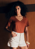 T-Shirt Lorna - Rouille