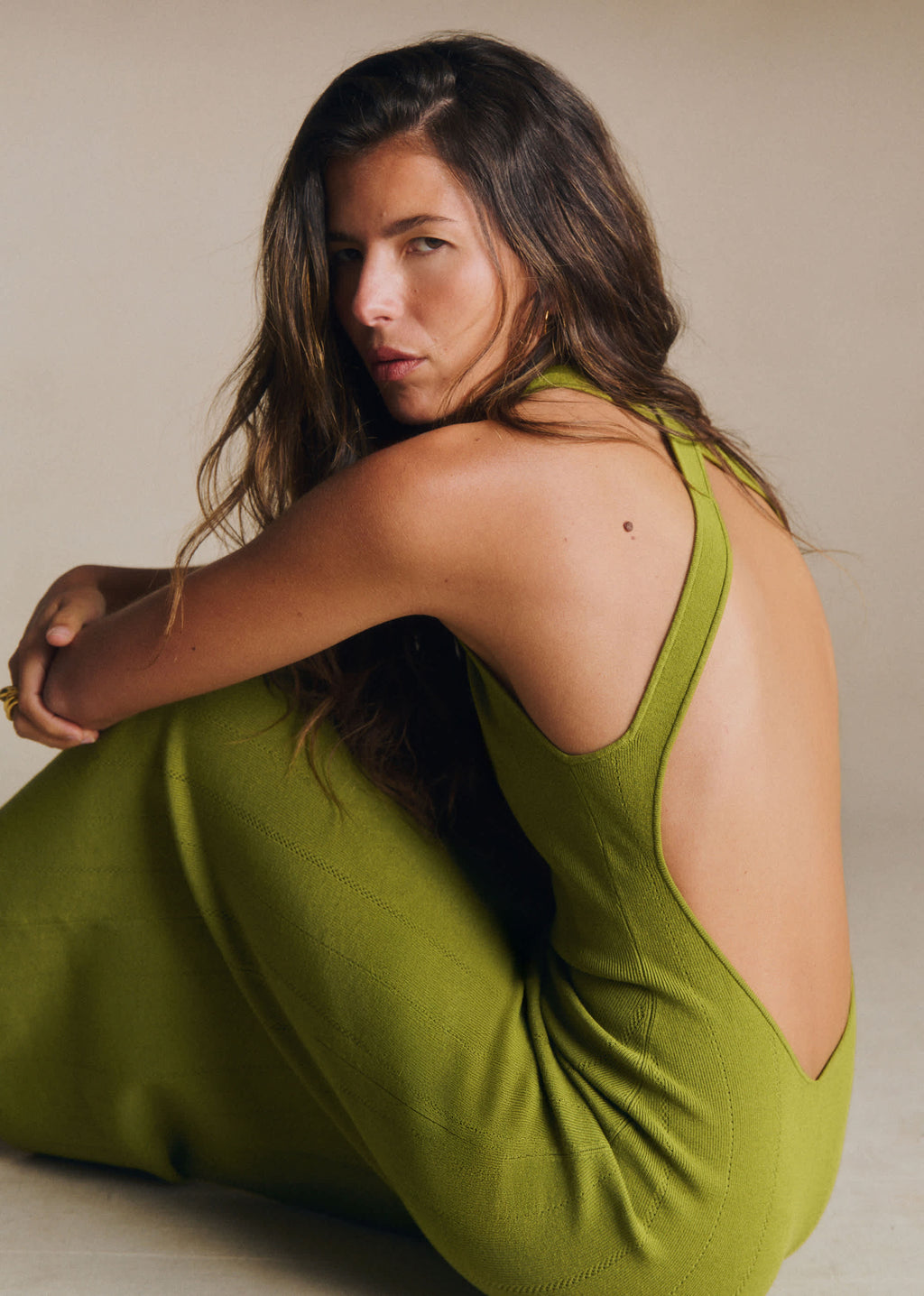 Robe Oriana - Green Moss