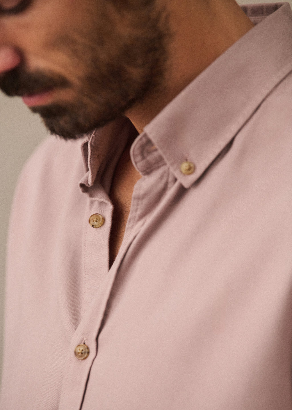 Chemise Arist Flanelle - Vieux Rose