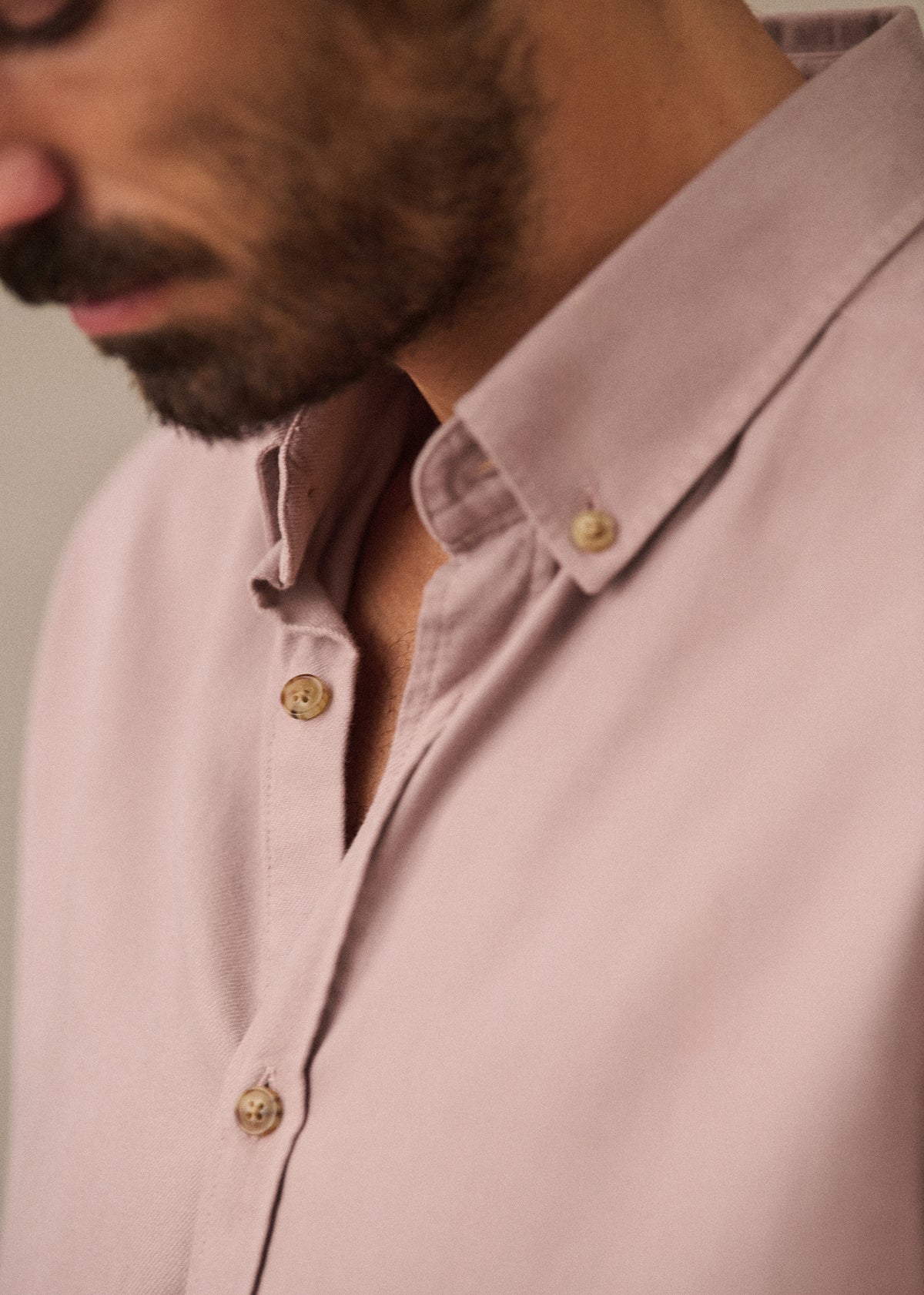 Chemise Arist Flanelle - Vieux Rose
