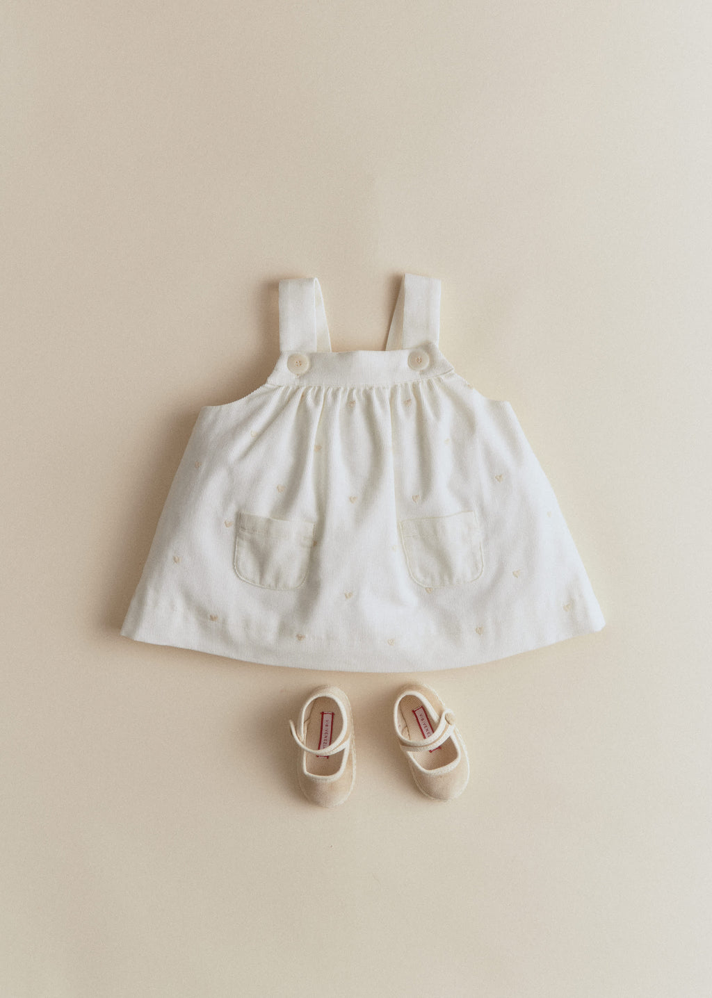 Robe Gigi - Crème / Coeur doux