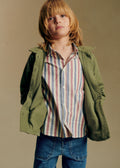 Chemise Tom - Rayures Bleu Blanc Rouge