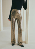 Pantalon AZIM - Sequins Chevron Doré