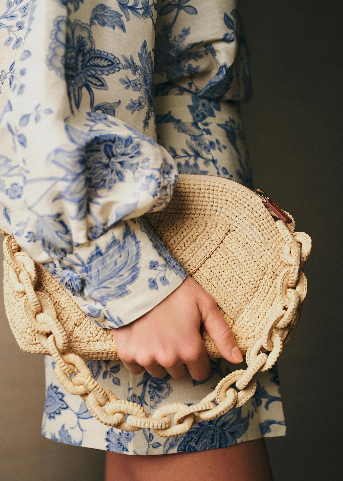 Sac Isabelle - Raphia Naturel Tressé