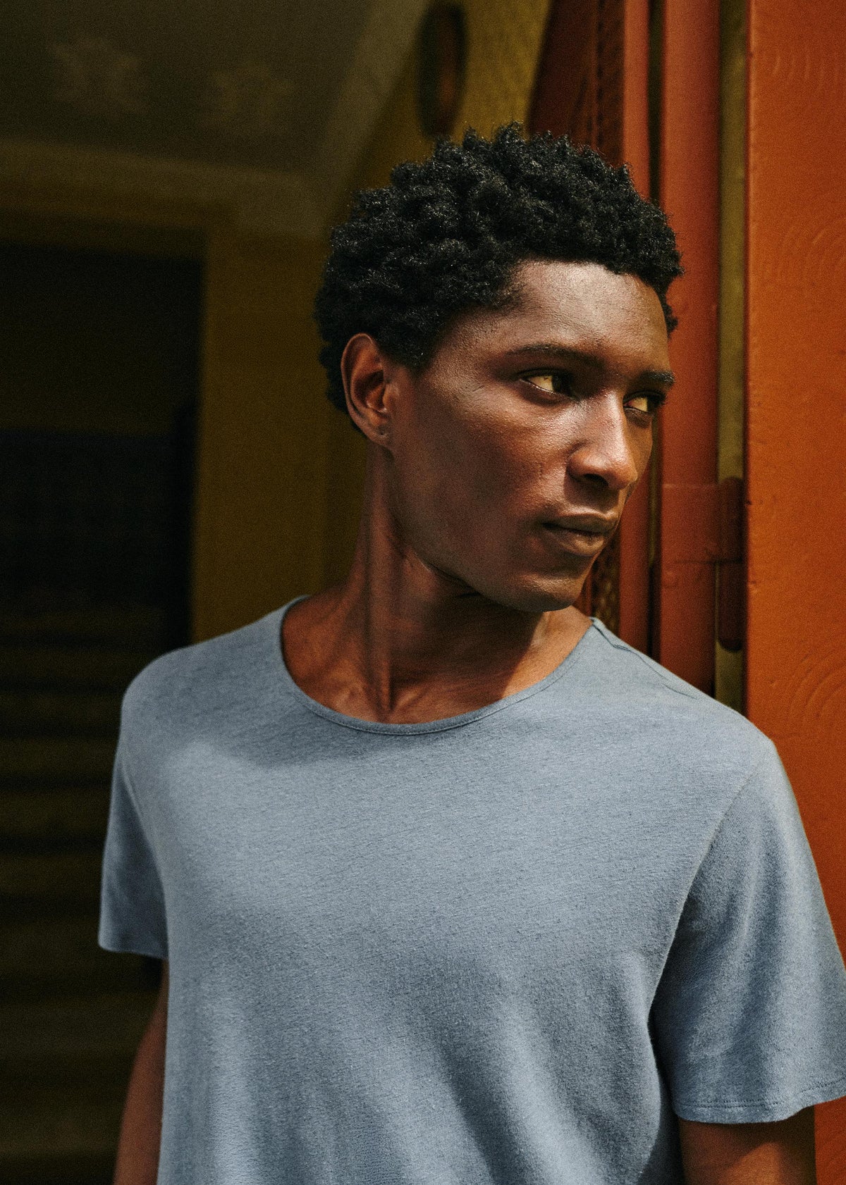 T-Shirt Martin - Bleu Acier