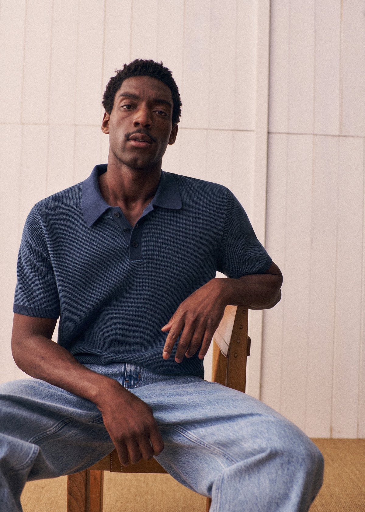 Polo Maille Gael - Marine