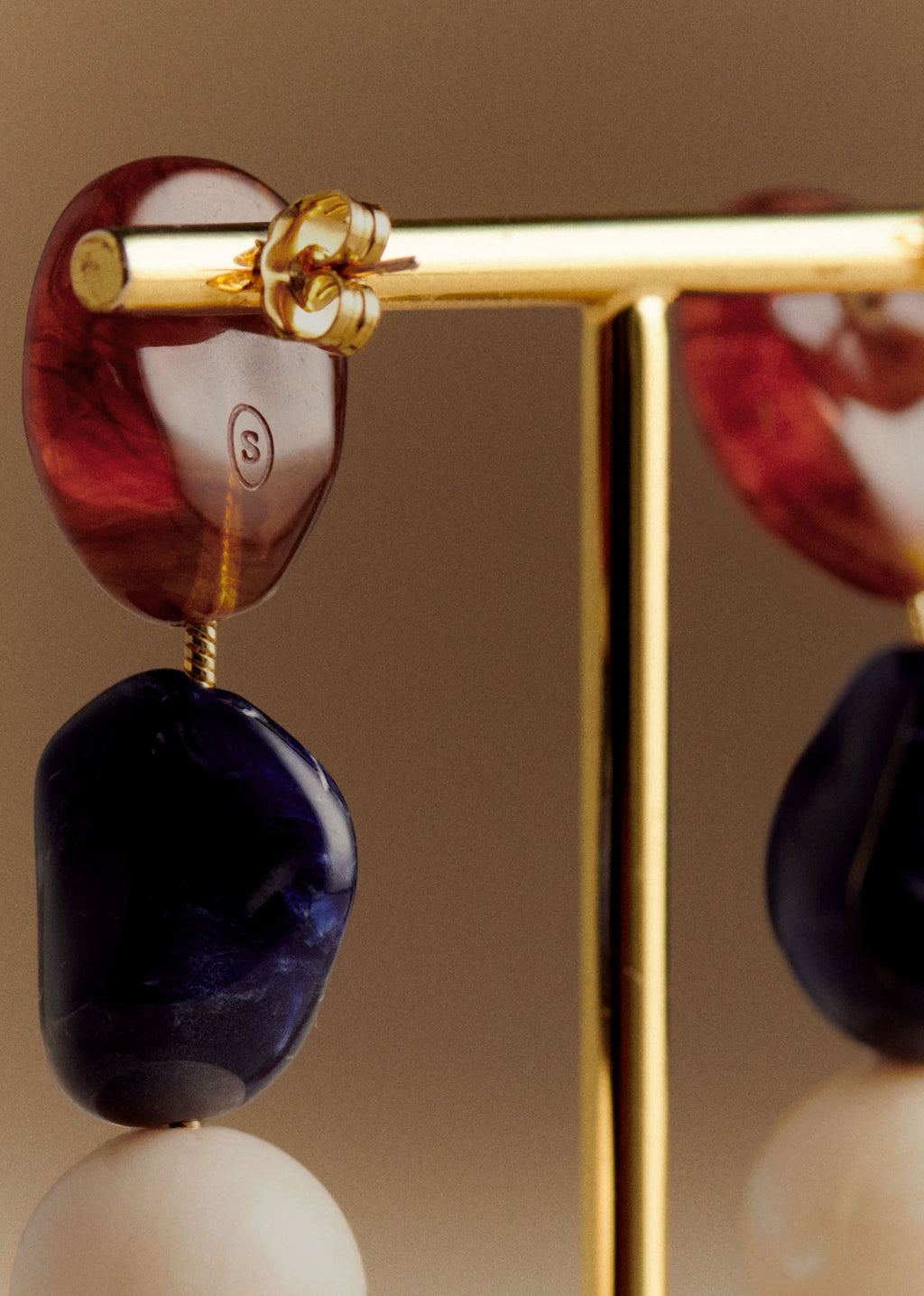 Boucles d'oreilles Sabrina - Bleu Multi