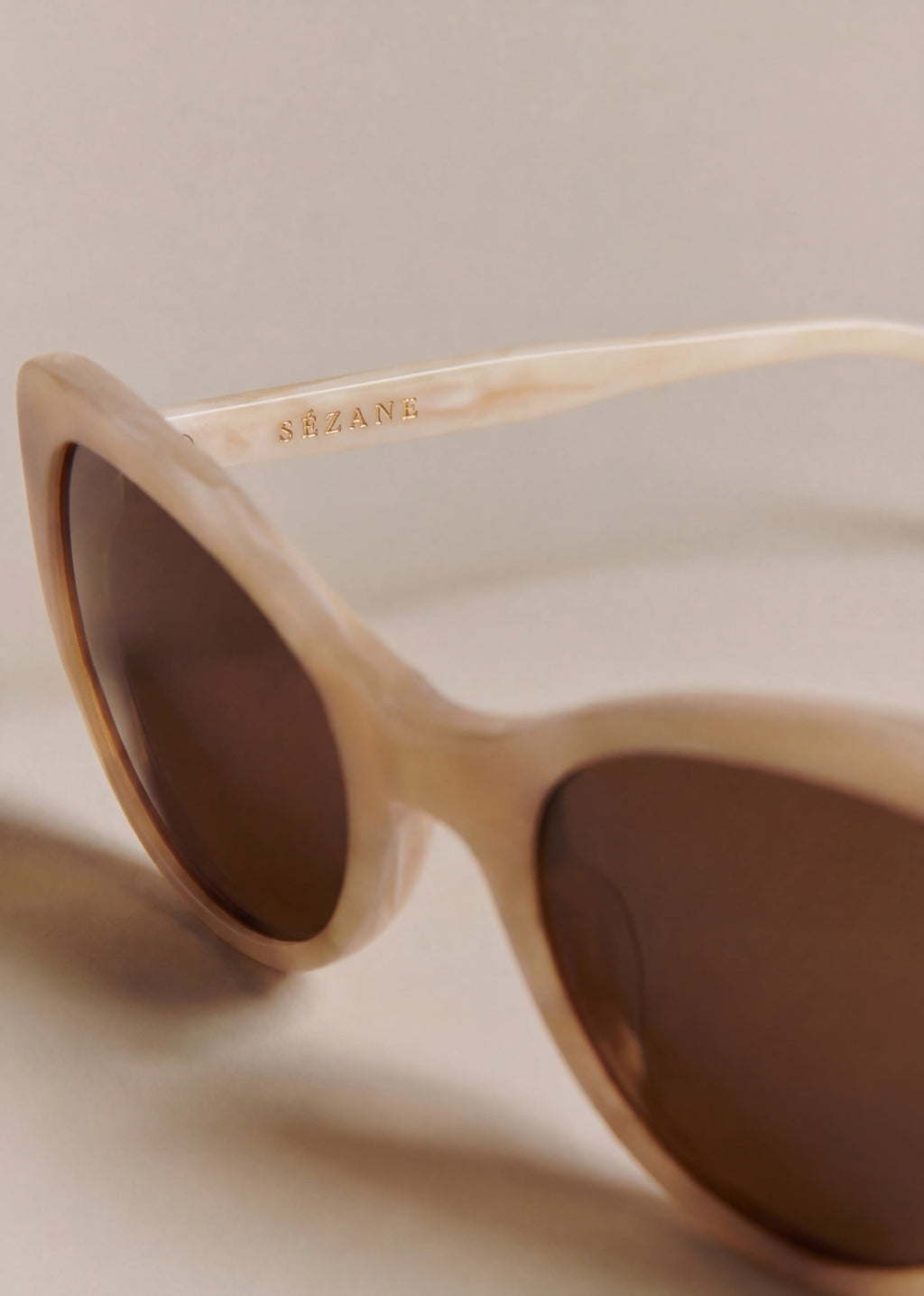 Lunettes de soleil Bianca - Ecru