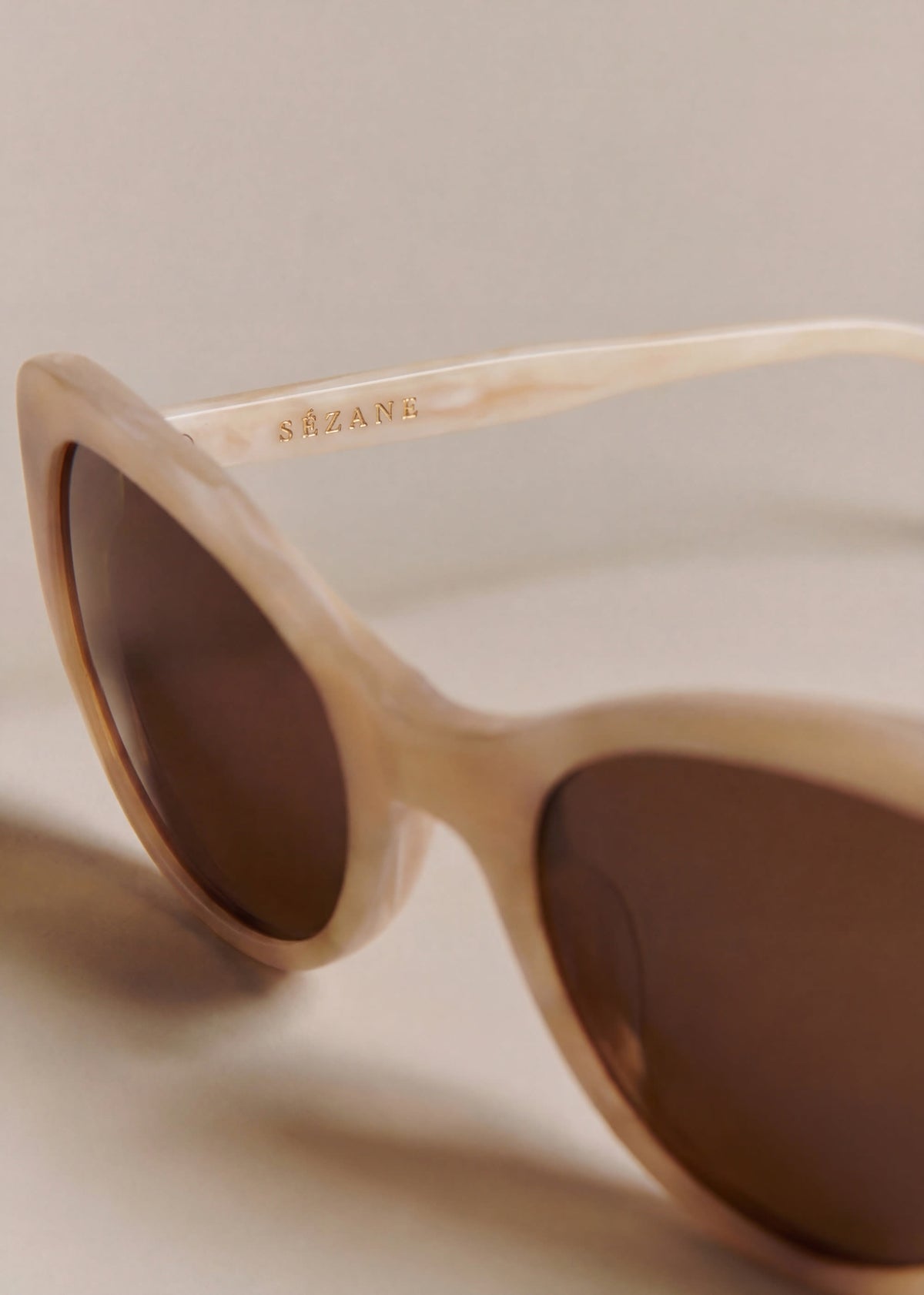 Lunettes de soleil Bianca - Ecru