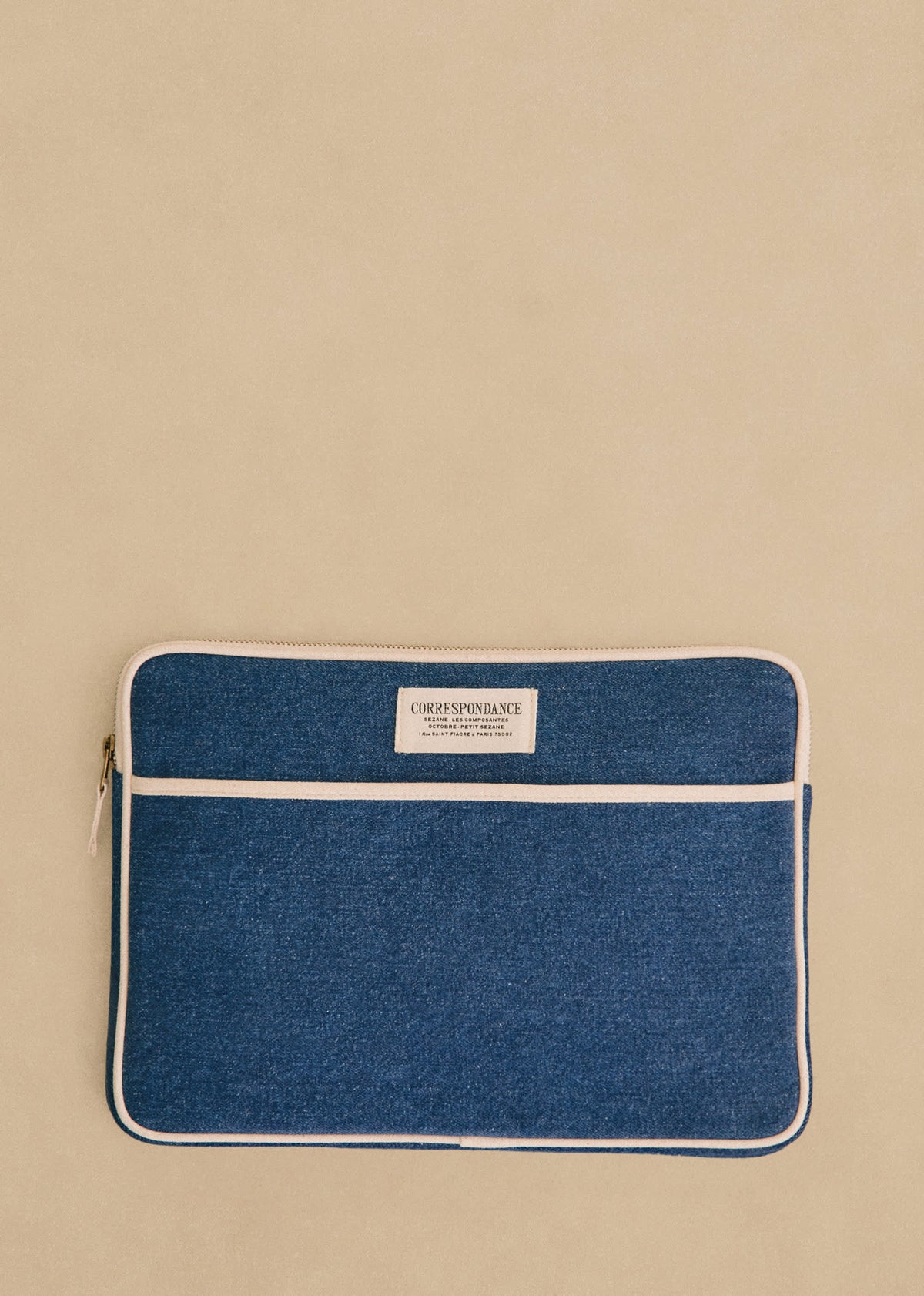 Housse d'ordinateur - Denim