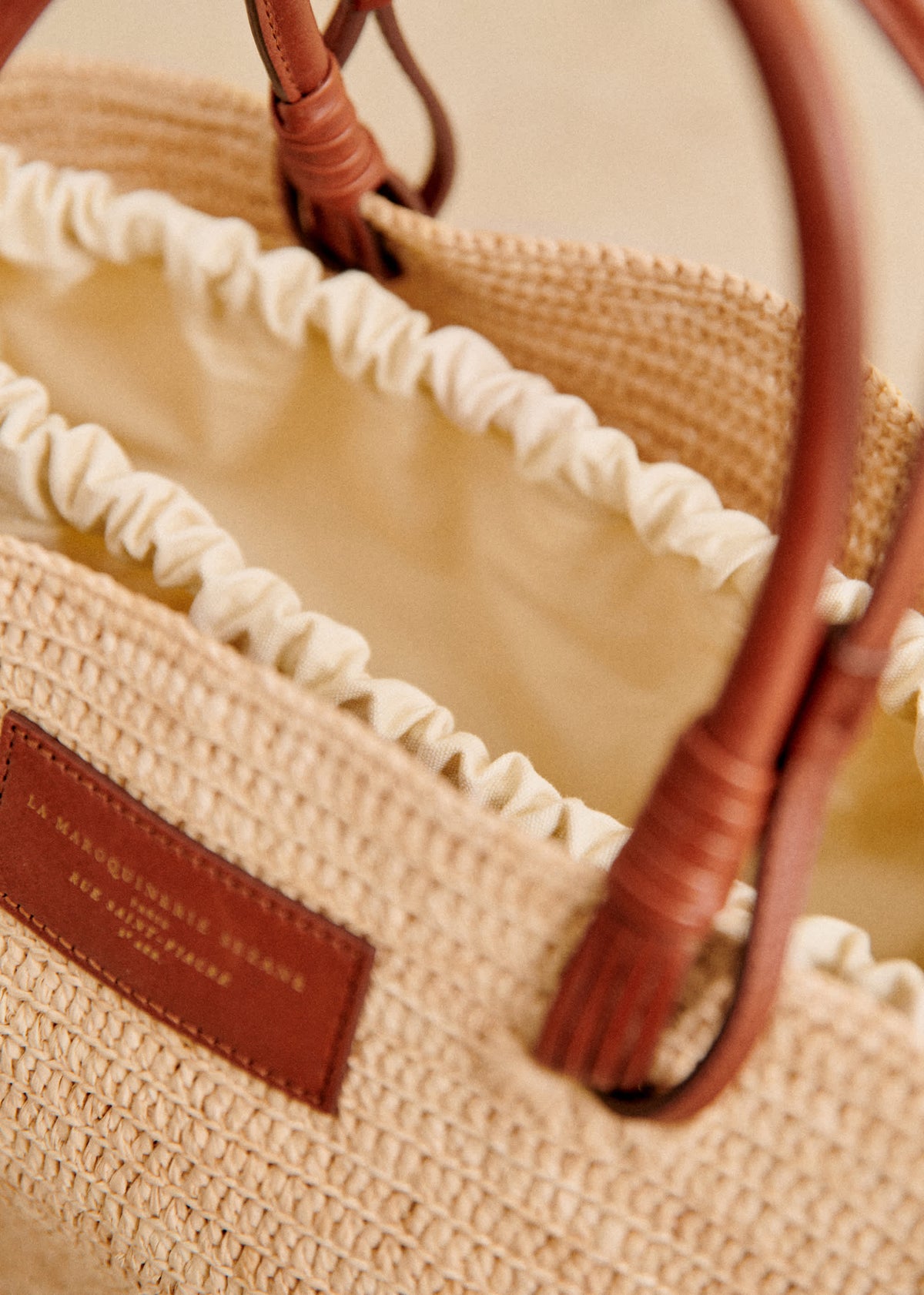 Panier Justine - Raphia Naturel