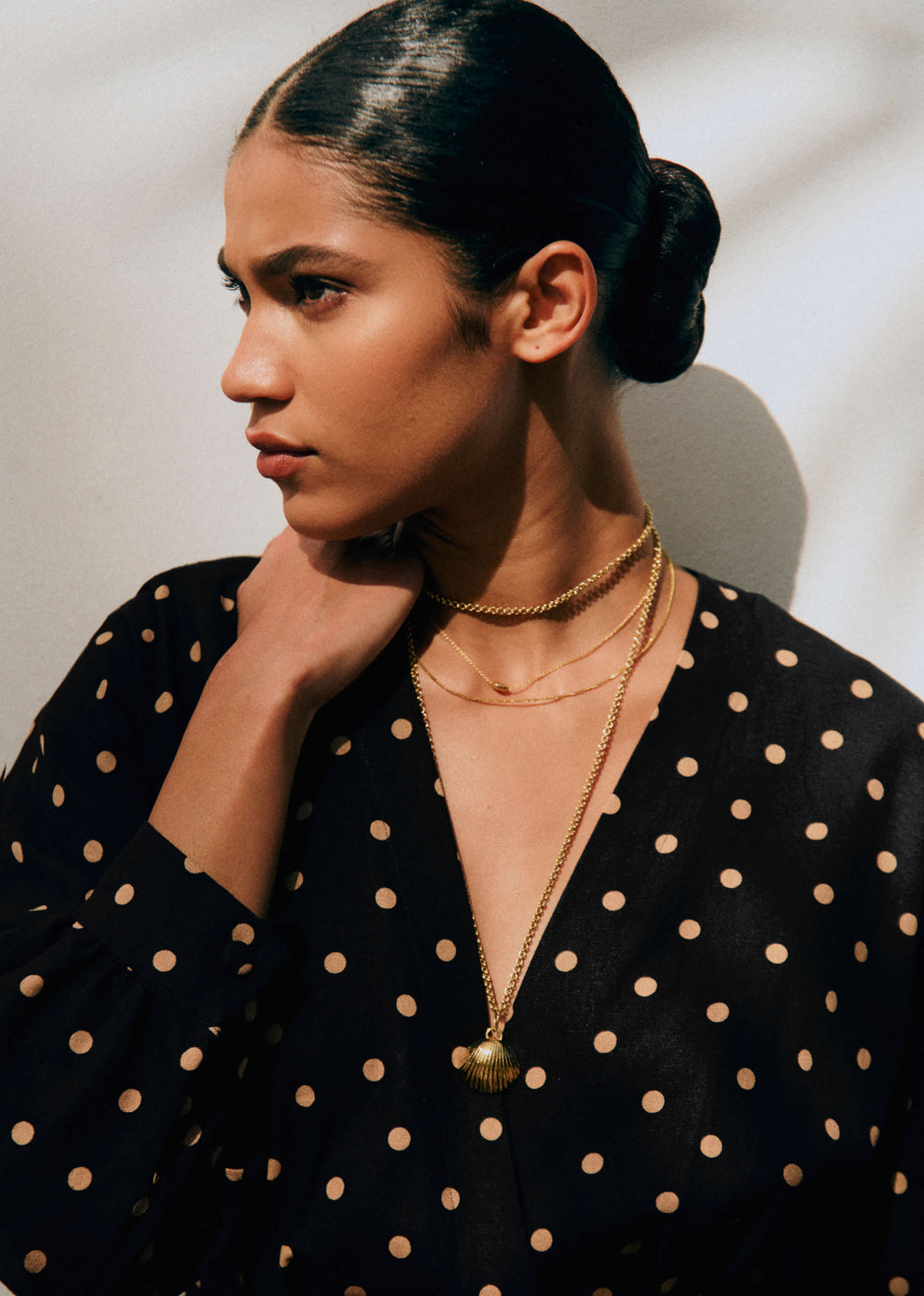 Sautoir Maelle - Doré
