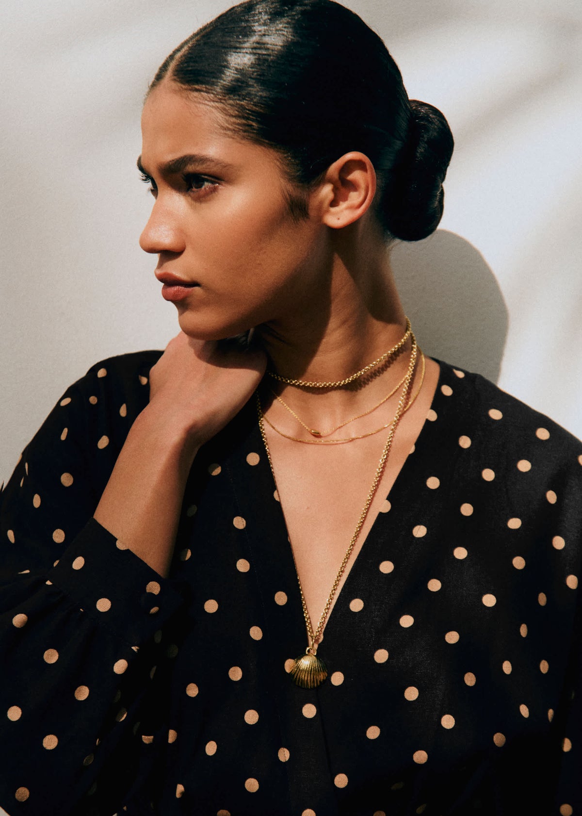 Sautoir Maelle - Doré