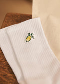 Chaussettes Citron - Blanc