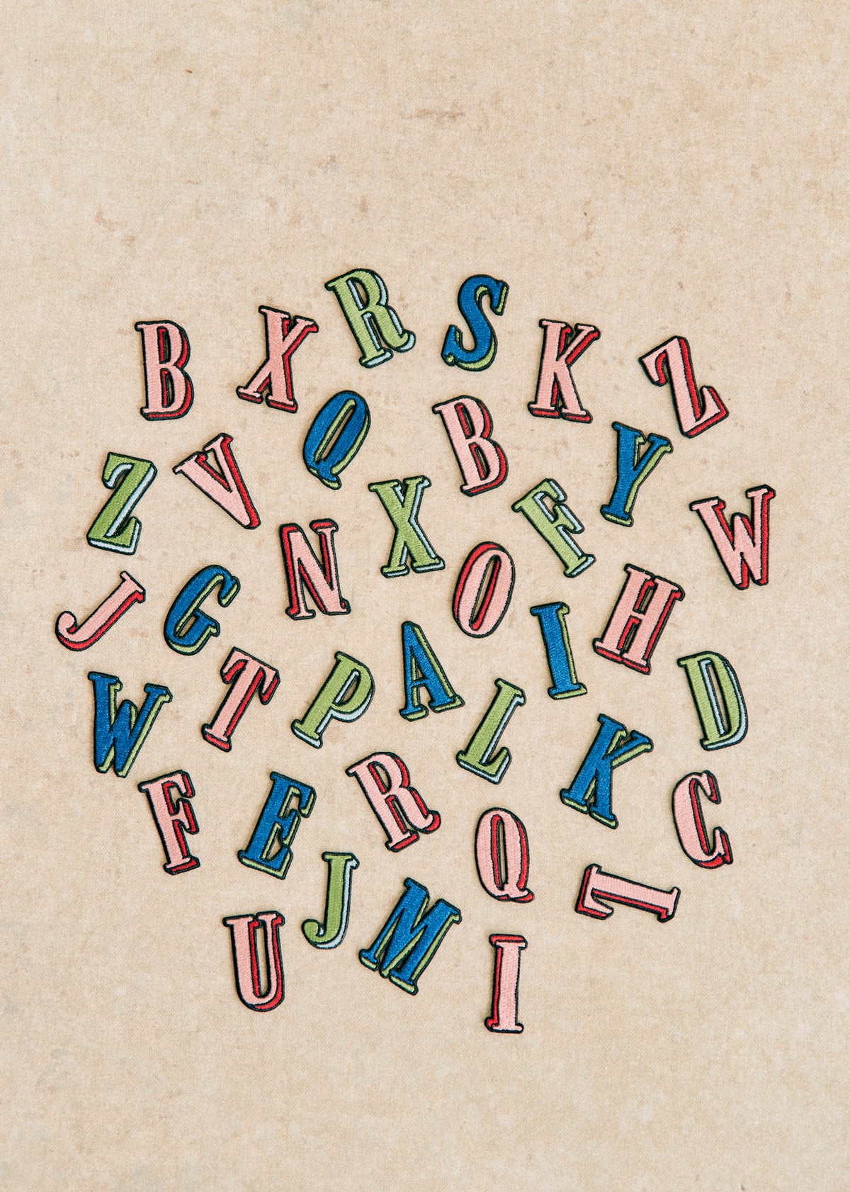Ecusson vert / bleu - Lettre G - Bleu