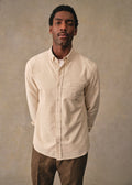 Chemise Charlie Velours - Beige Chiné