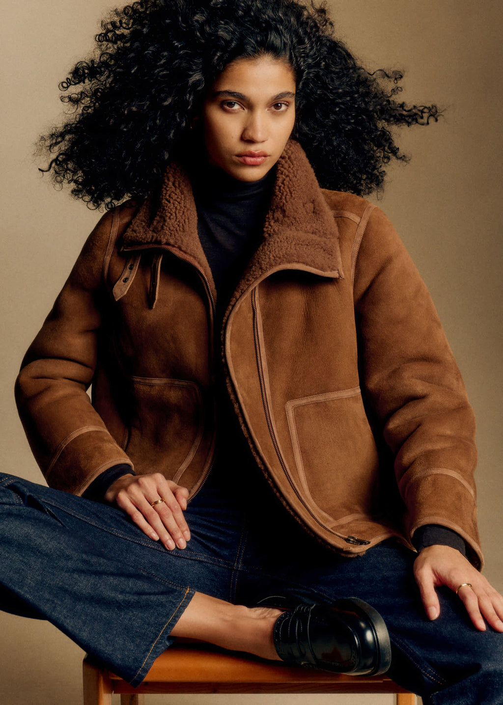 Manteau Calixte - Marron