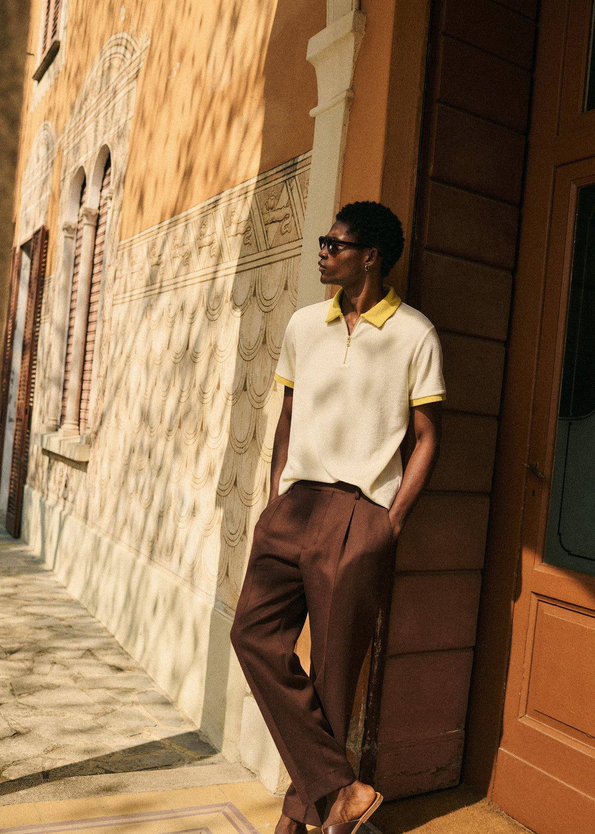 Polo Ari - Ecru / Jaune