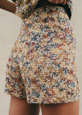 Short Nick - Jacquard Abstrait Écru Multico