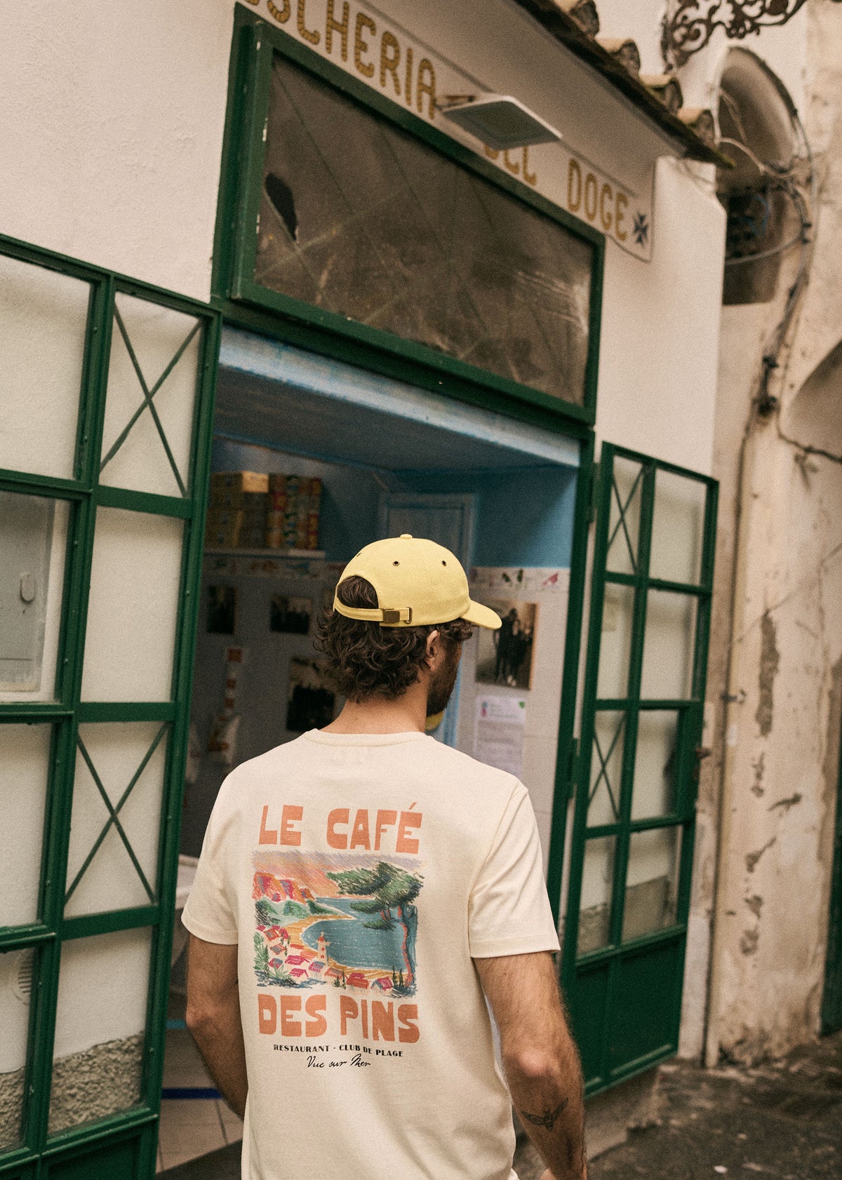 T-Shirt Café des Pins - Écru