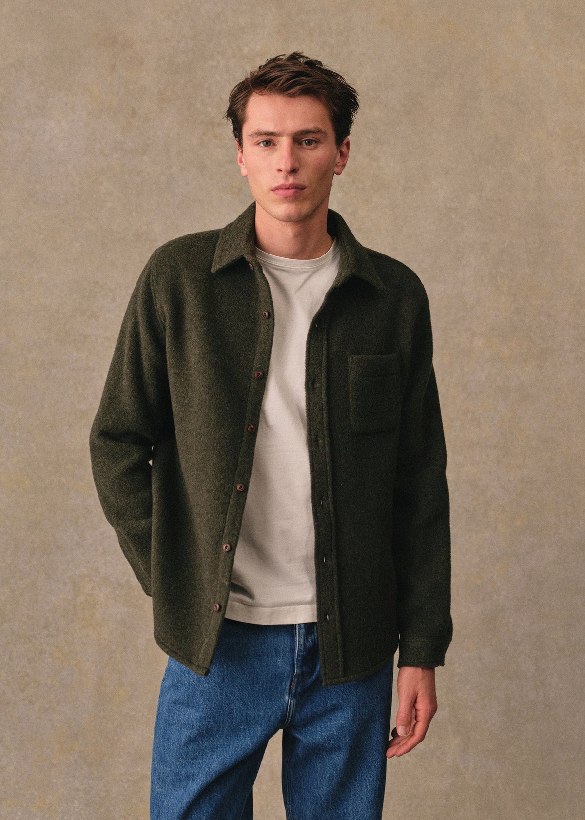 Surchemise Lars - Kaki Foncé
