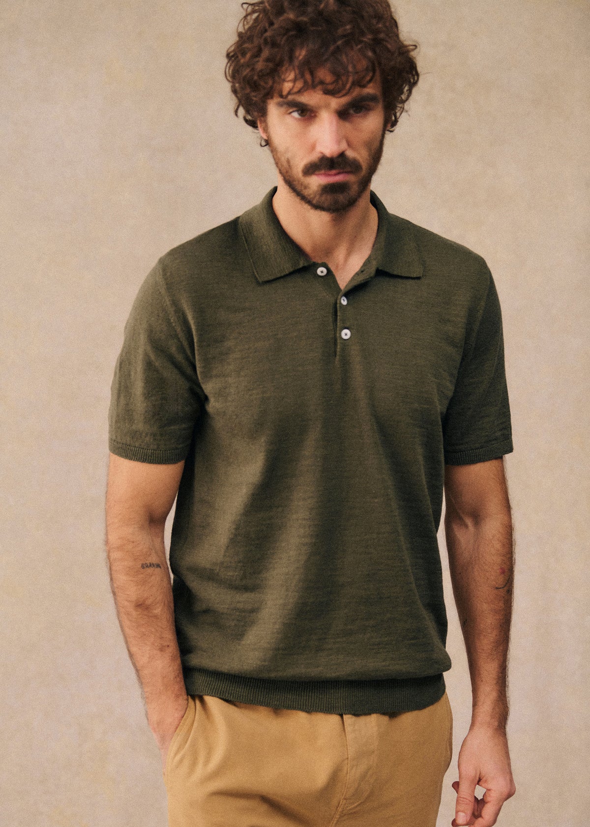 Polo Maille Joan - Kaki