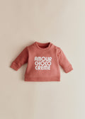 Sweat-Shirt Amour Choco Crème - Sienne