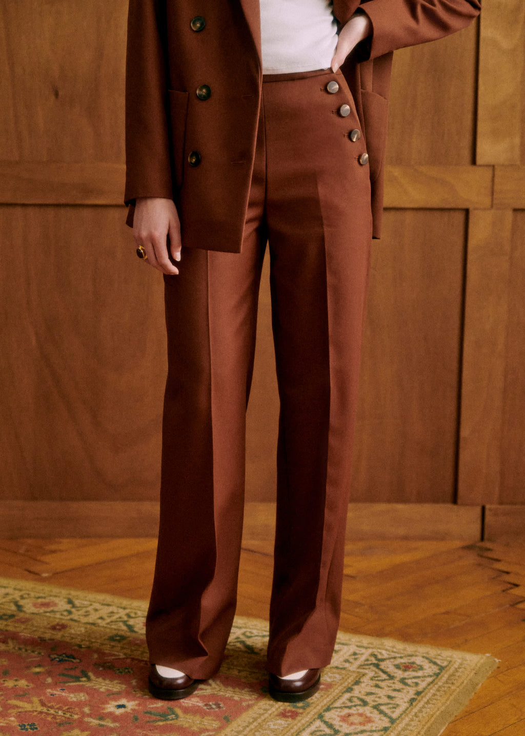 Pantalon Marino - Chocolat