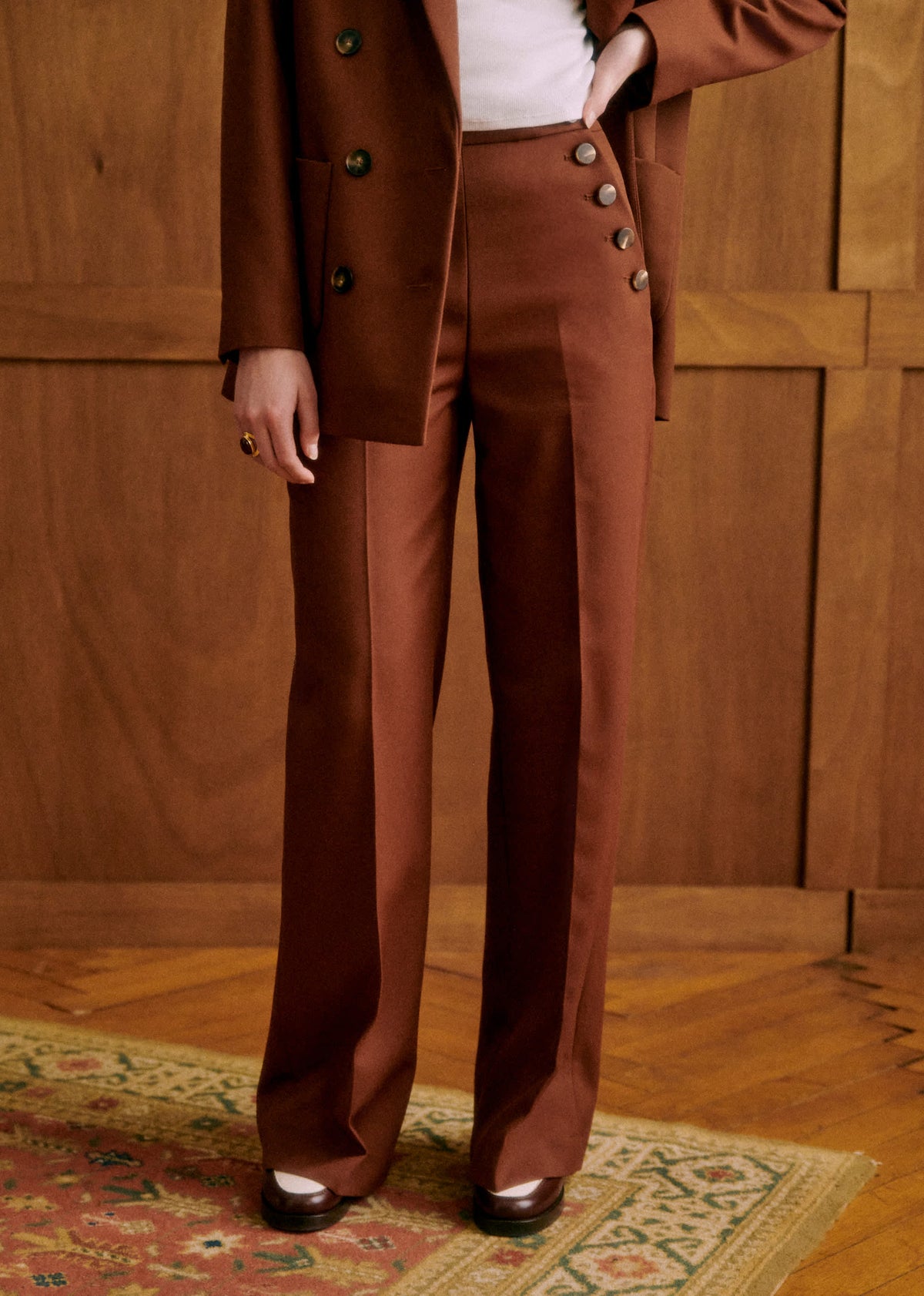 Pantalon Marino - Chocolat