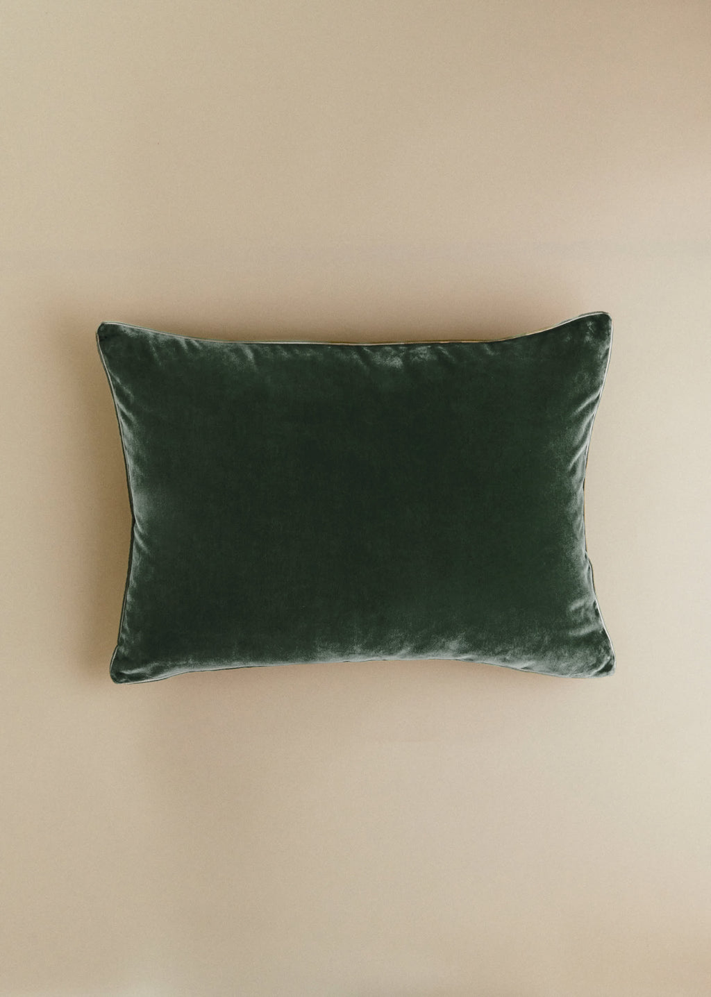 Coussin Velours Édition - Grand modèle - Céladon Foncé