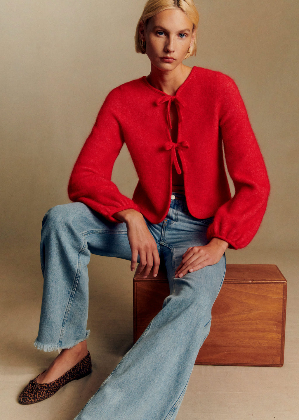 Gilet Marie - Rouge
