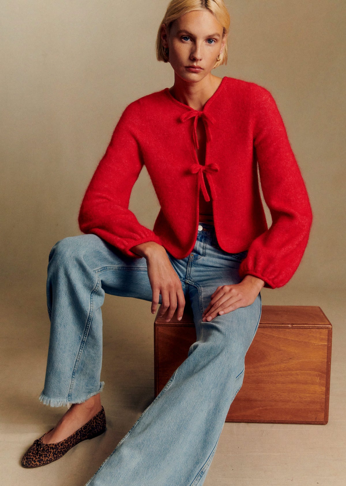 Gilet Marie - Rouge