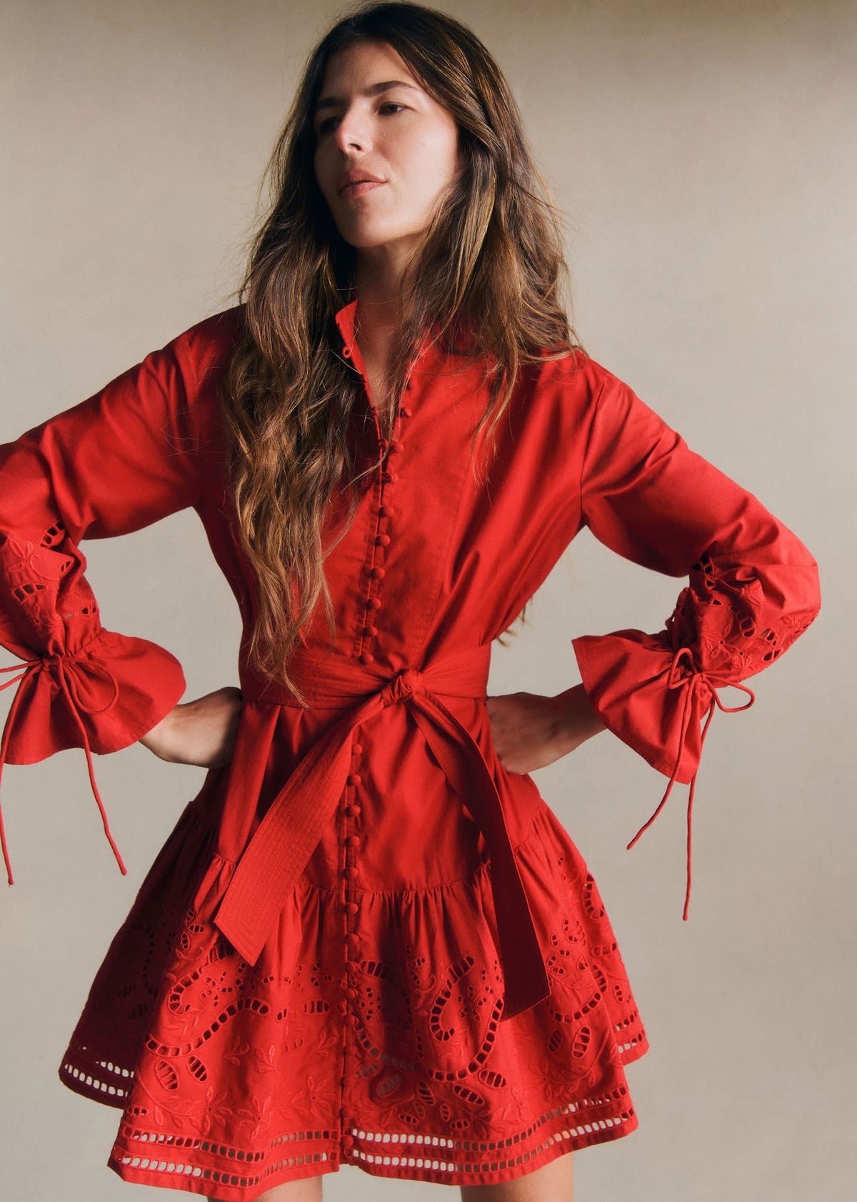 Robe Odette - Rouge
