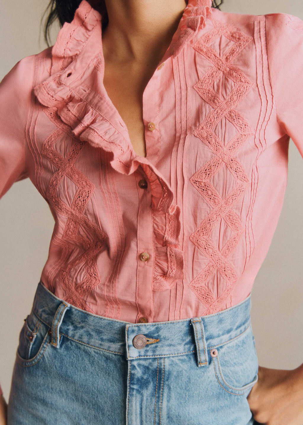 Chemise Chlo - Bois de Rose Clair